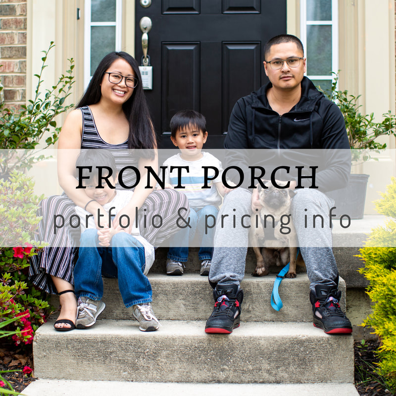 Front Porch Portraits Portfolio and Pricing Info